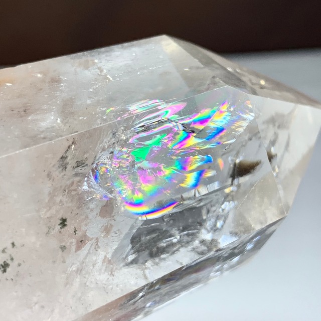 5.トカンティンス州産・アイリス水晶ポイント