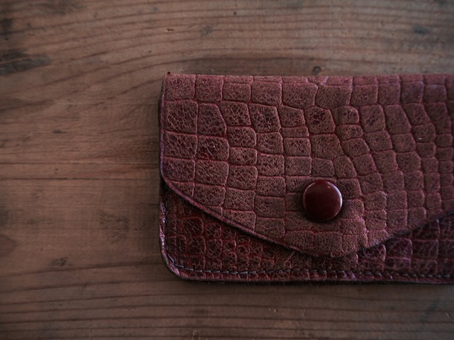 COIN & TICKET PURCE / LEATHER / FRANCE 1940-1950