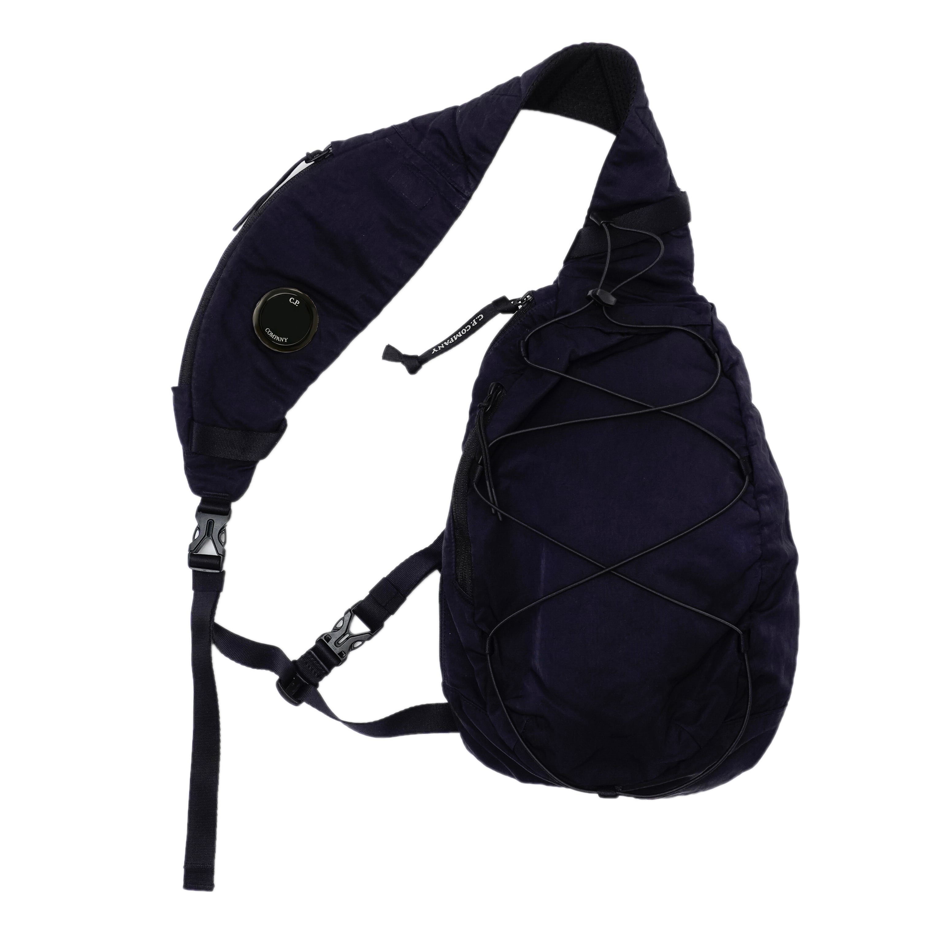 C.P. COMPANY NYLON B CROSSBODY BACKPACK (TOTAL ECLIPSE - BLUE