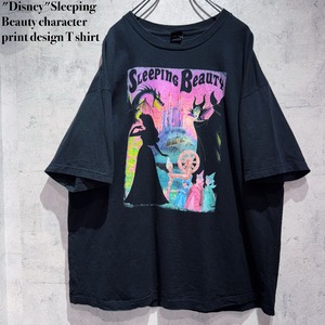 "Disney"Sleeping Beauty character print design T shirt
