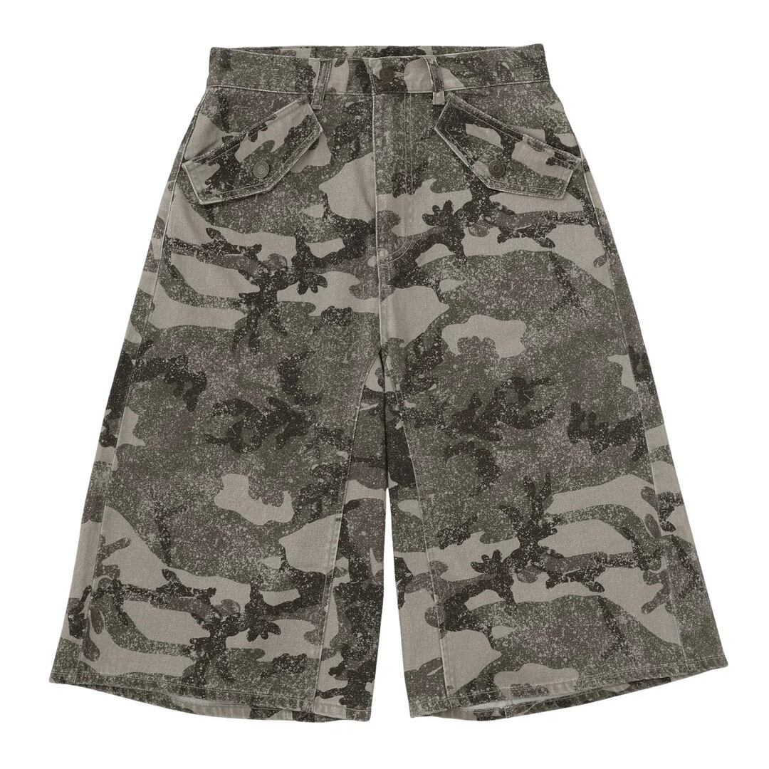 【x-girl】FLAP POCKET SHORTS【エックスガール】