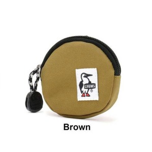 CHUMS Recycle Round Coin Case･Brown