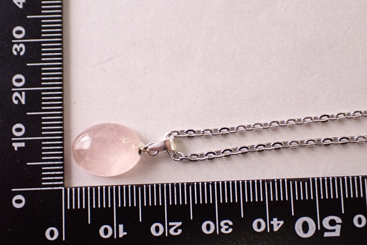 SV925 モルガナイトネックレス　[D3-21]