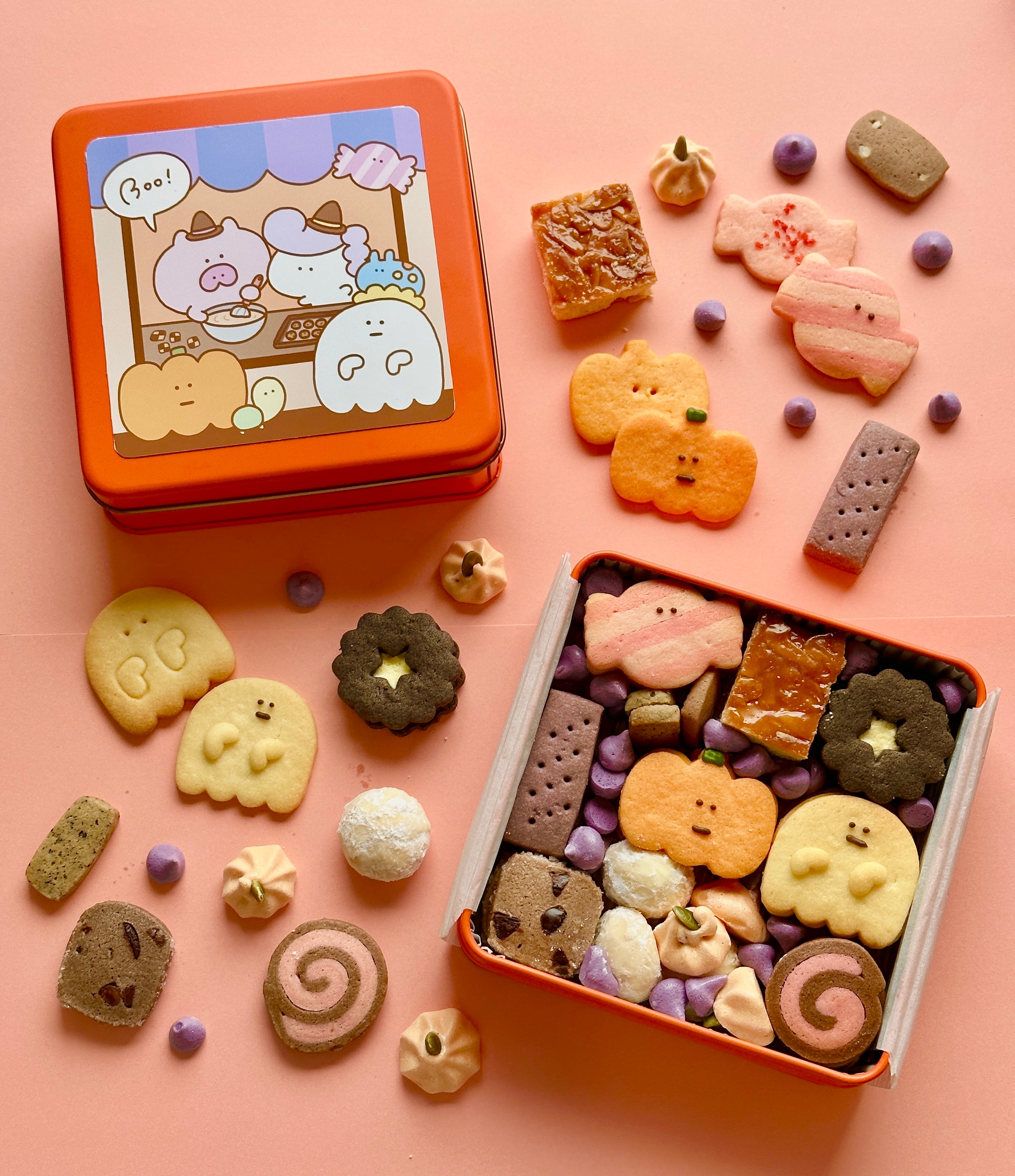 Halloweenクッキー缶