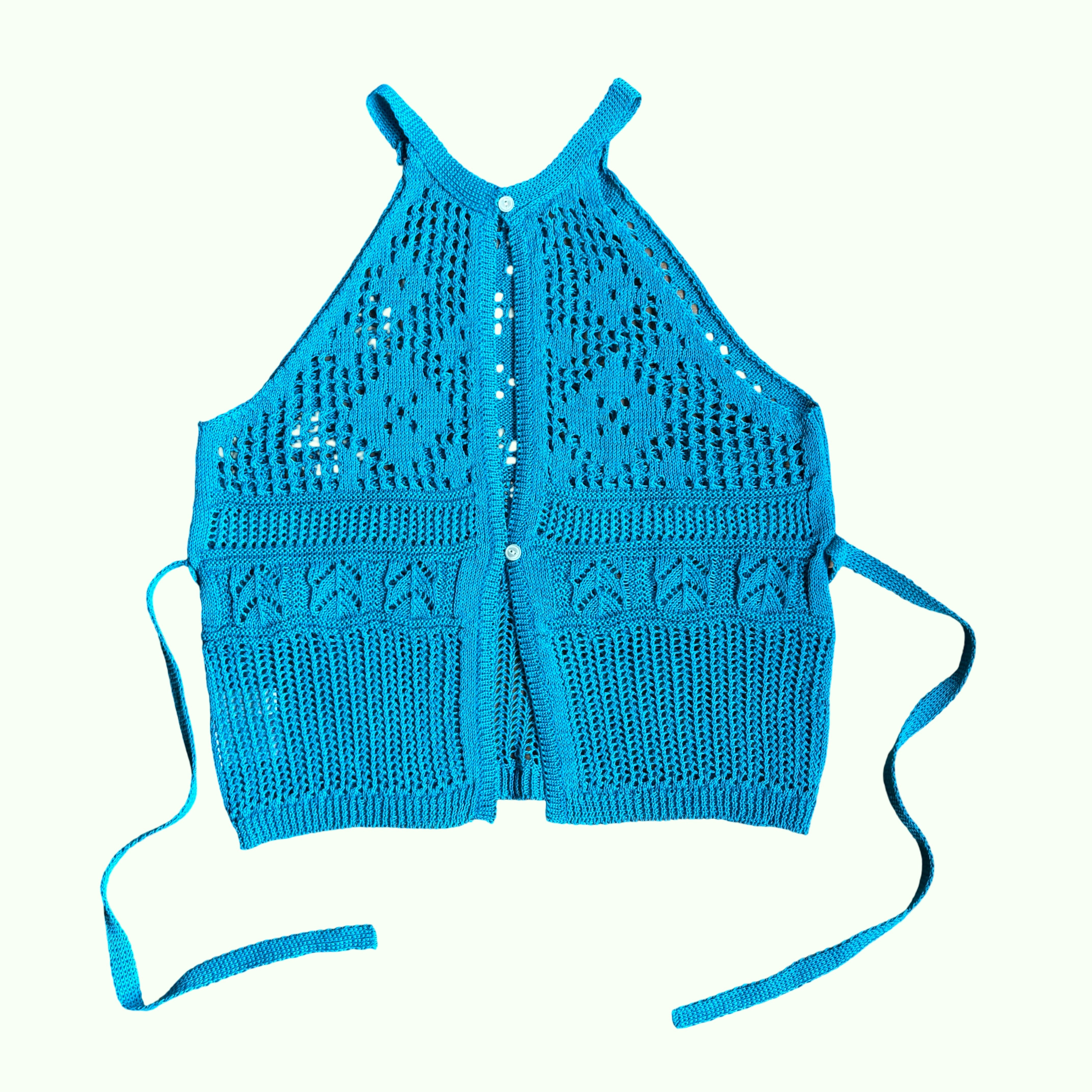 ASEEDONCLOUD/アシードンクラウド Vest / フィレレースベスト #261809 Turquoise
