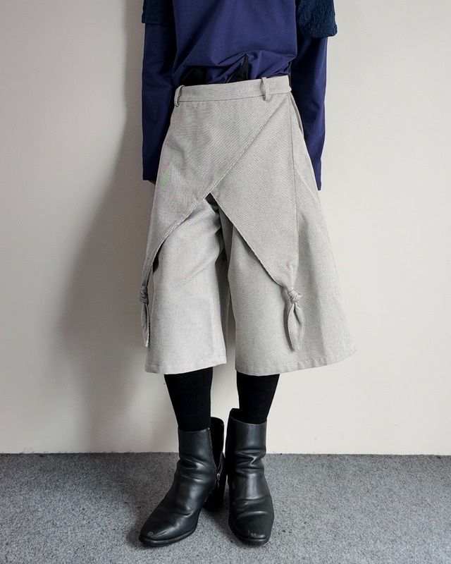 【26/AW STRONGTHE】CANVAS / DROPS BERMUDA SHORTS