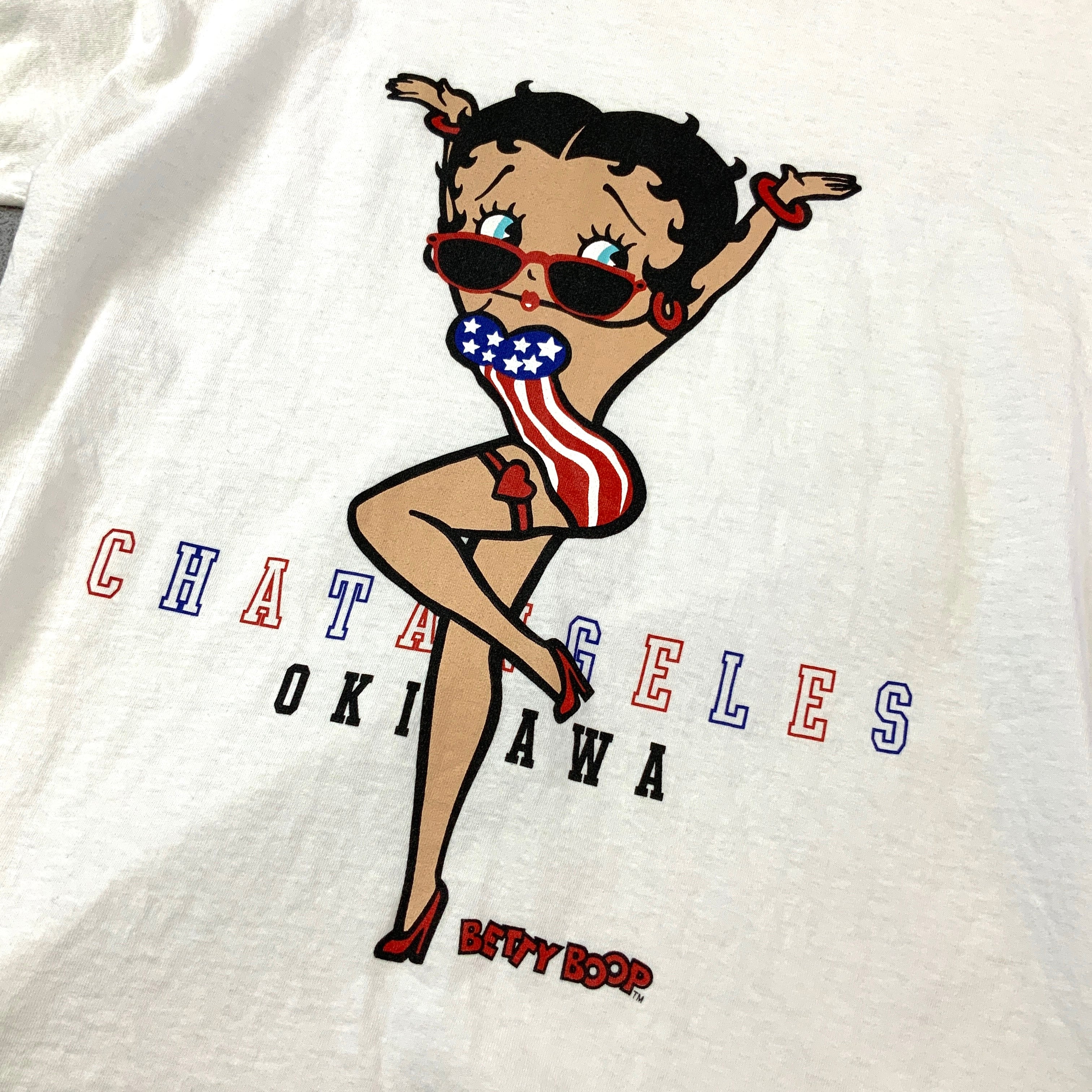 Betty Boop ベティブープ USA デザイン tシャツ OKINAWA | 古着屋 MOU