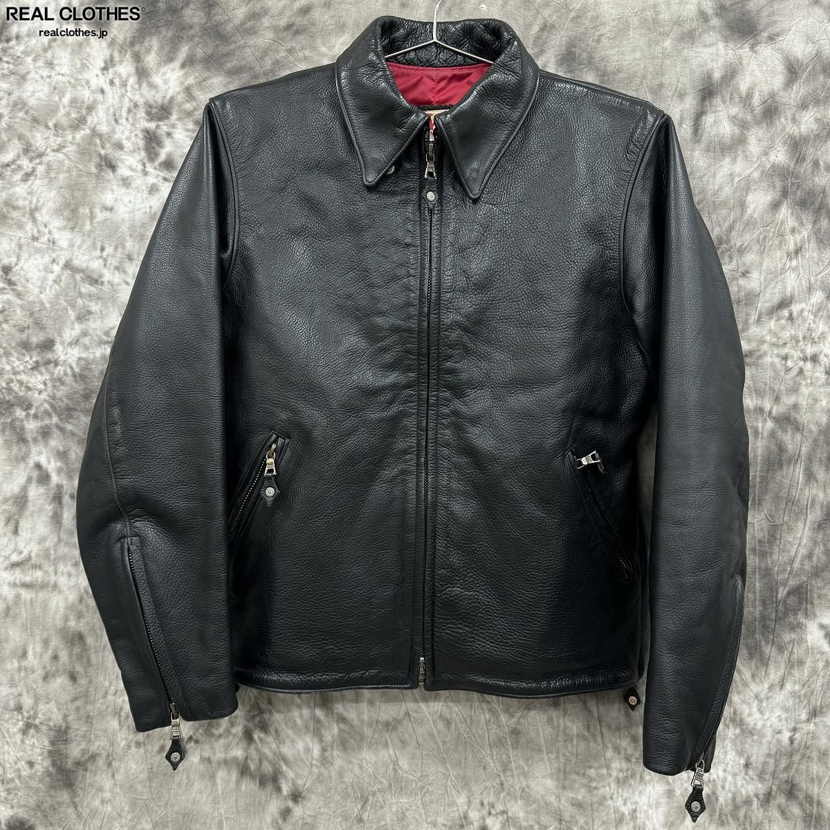 ビルウォールレザー ベロアジャケット あたたかく 