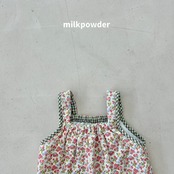 ミルクパウダー / milkpowder / プラムキルティングベスト / 韓国子供服 / キッズ / 26winter〖取寄〗*XS~JS*