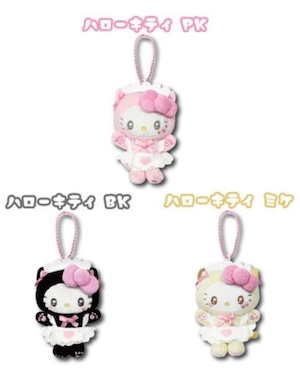 サンリオ　マスコットポーチ　ねこねこメイド　BK