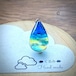 しずく型ペンダント 雲&空 青空 C