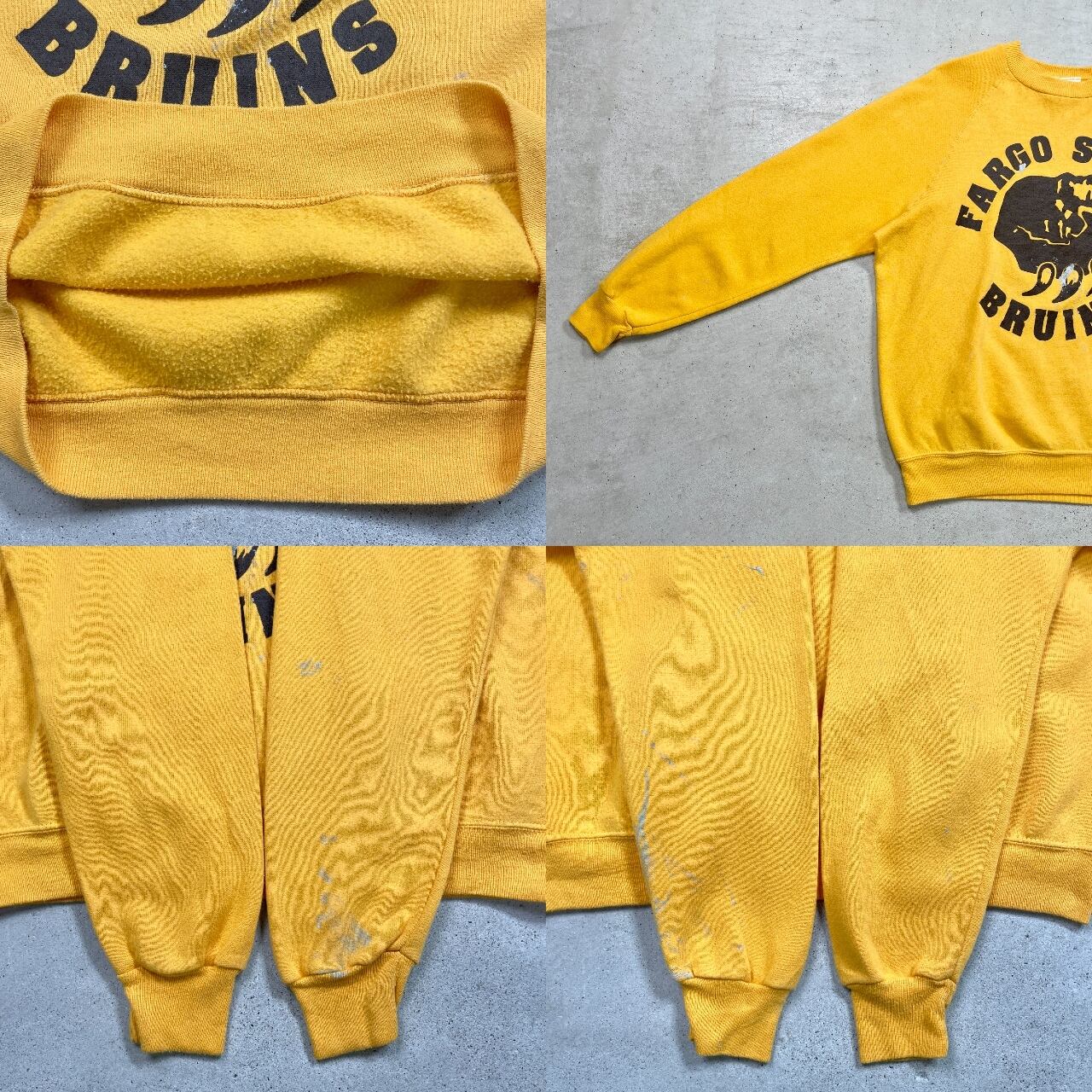 90年代 USA製 FARGO SOUTH BRUINS カレッジ チーム プリント