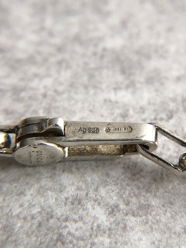 GUCCI グッチ ブレスレット シルバー インターロッキング SILVER925 vintage ヴィンテージ オールド mviic5