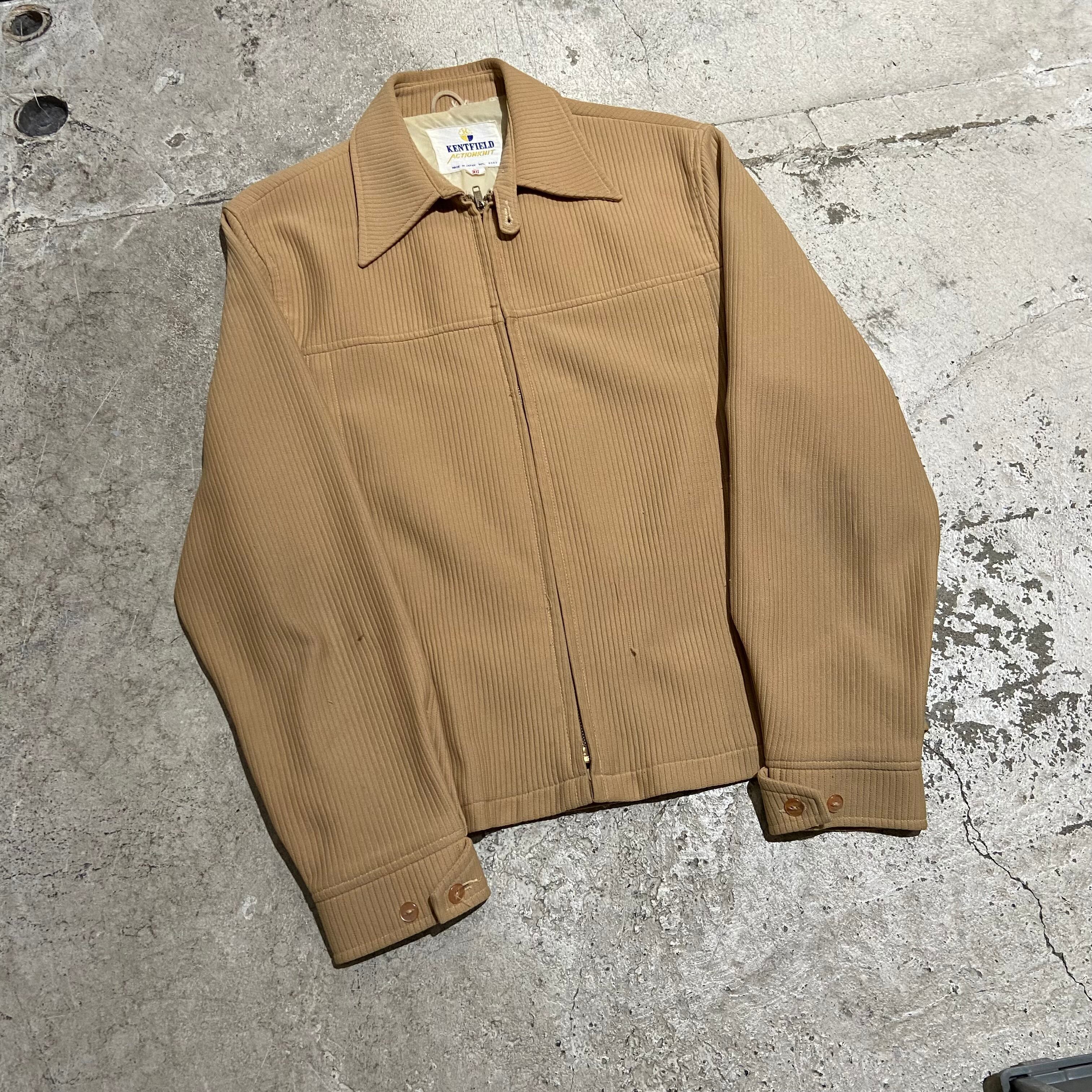 70s〜 KENTFIELD / コーデュロイ ジップアップブルゾン サイズ40 