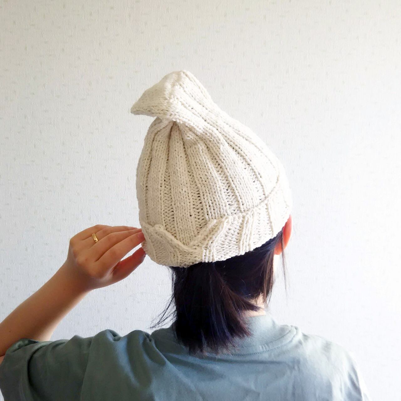 レターキャップ（コットン）※受注製作