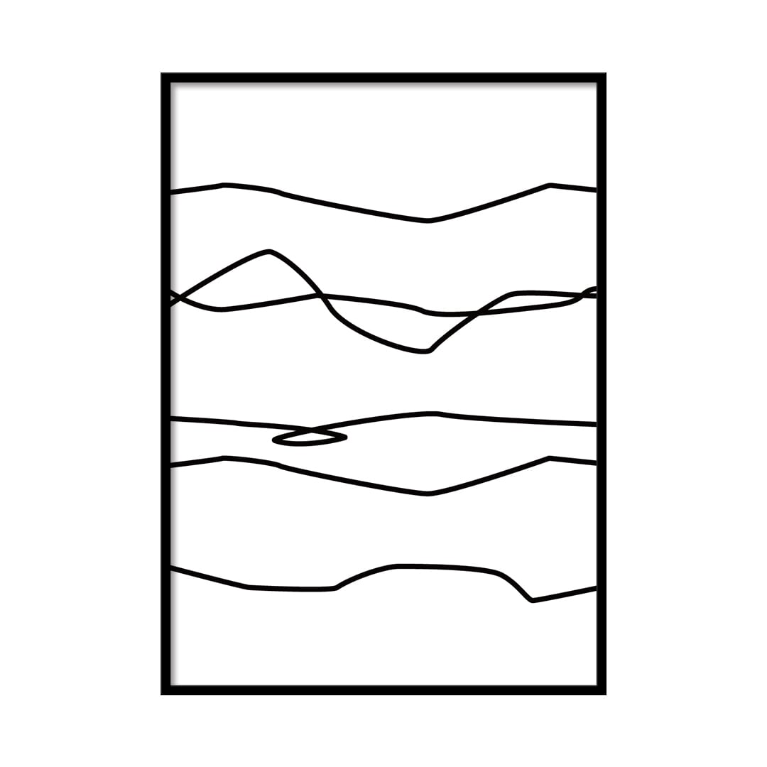 A0013/北欧モダン/アートポスター【 A4 / A3 / A2 / A1 サイズ・フレーム 付きに変更可 】