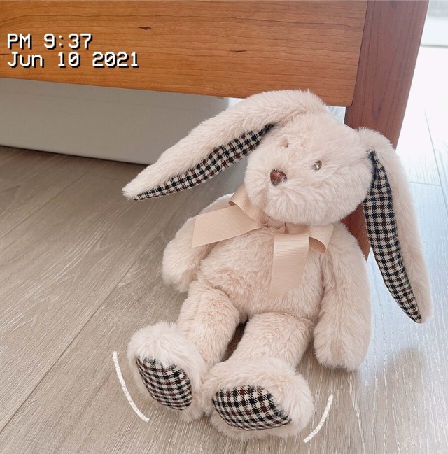 【お取り寄せ】韓国風 ins 可愛い 人形 ぬいぐるみ おもちゃ レトロ ウサギ 玩具