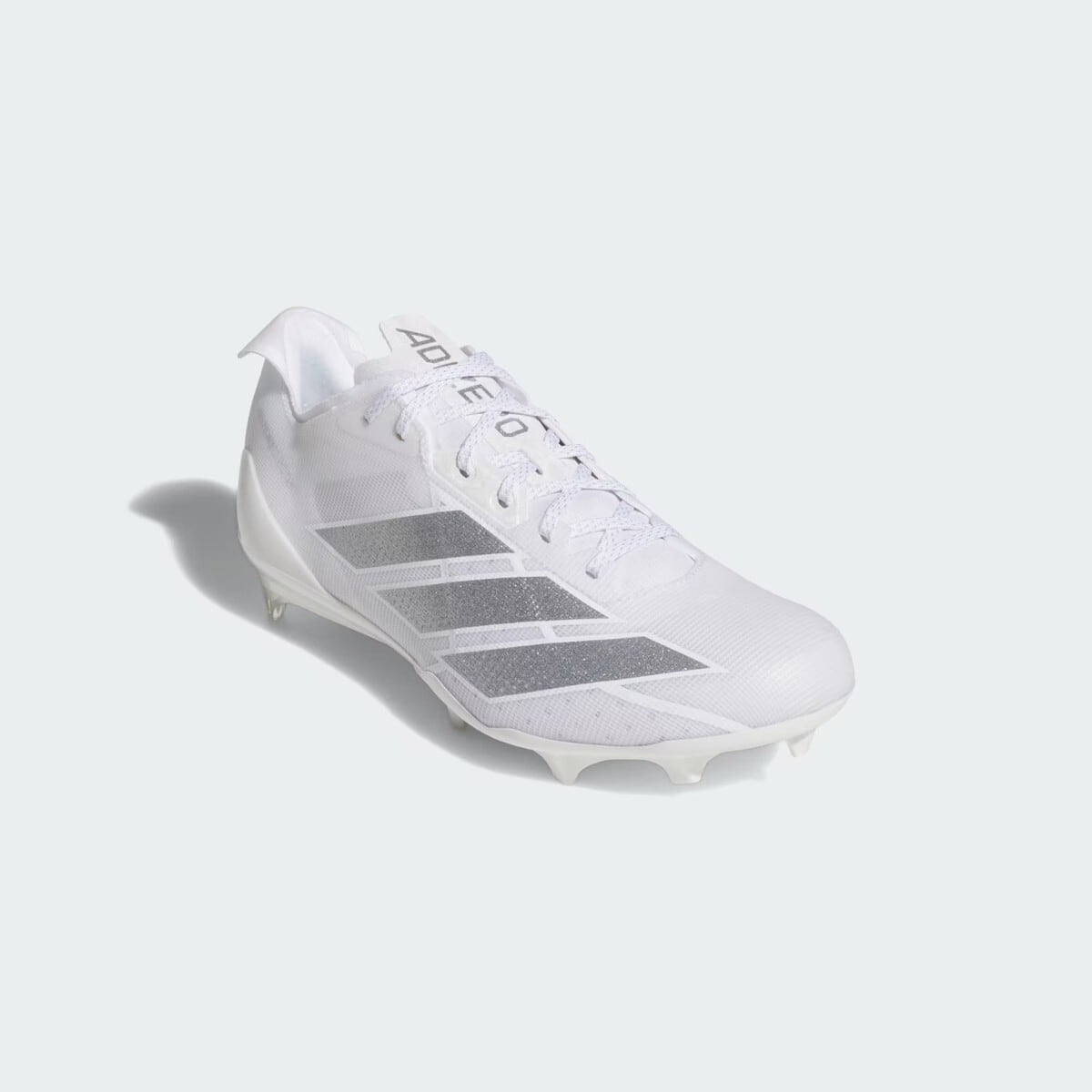 27.5cm】Adizero Electric+ ホワイト・シルバー アメフト スパイク