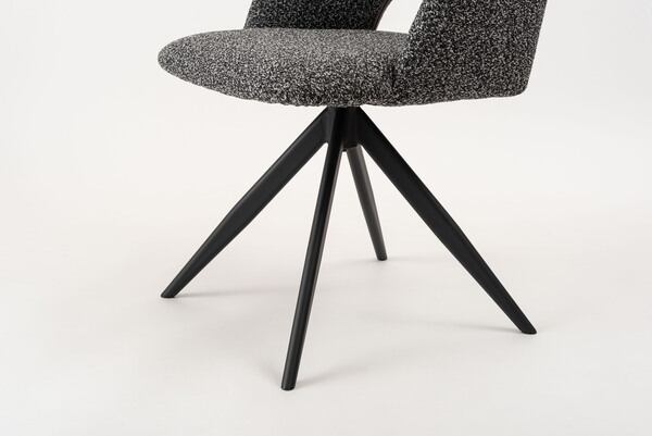 チェア　回転式 東谷 回転チェア ダイニングチェア 回転 椅子 デスクチェア