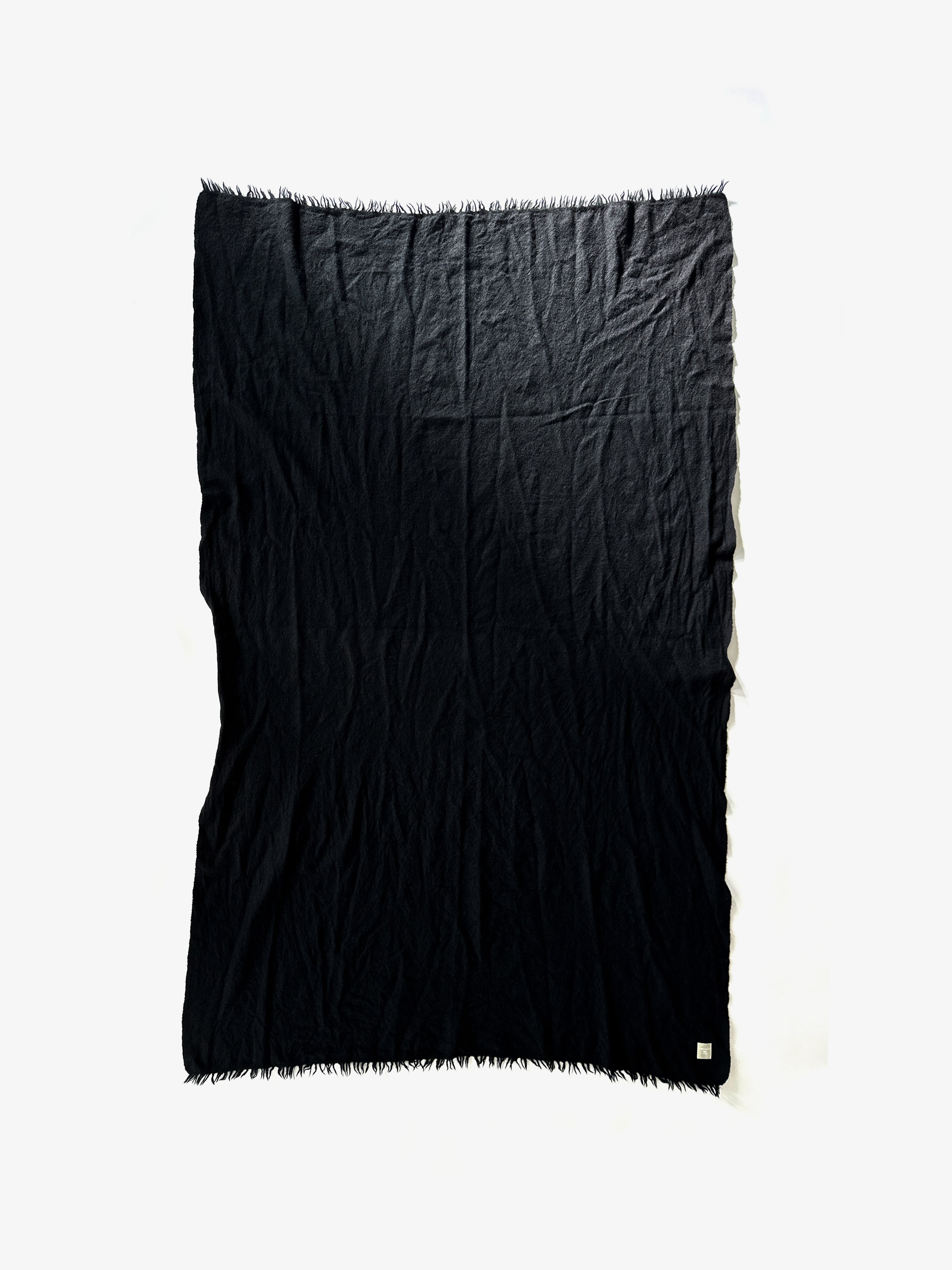 02131-1 muji stole / black | LOCALLY