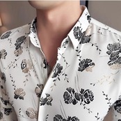 edge rose print shirt tops 00189