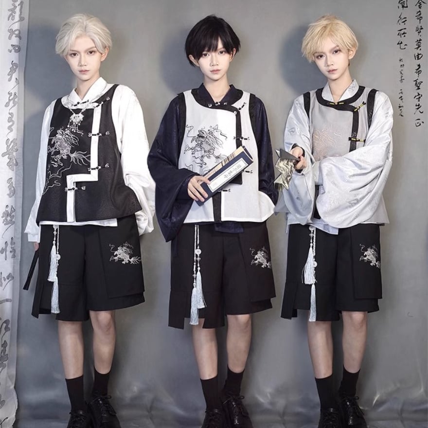 王子系 皇子系ロリィタ 少年装 CastleToo ベスト チャイナ風 かわいい