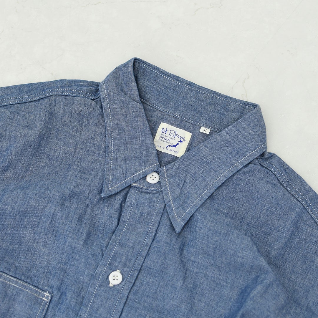 orslow [オアスロウ] CHAMBRAY WORK SHIRT [01-8064-84] シャンブレー