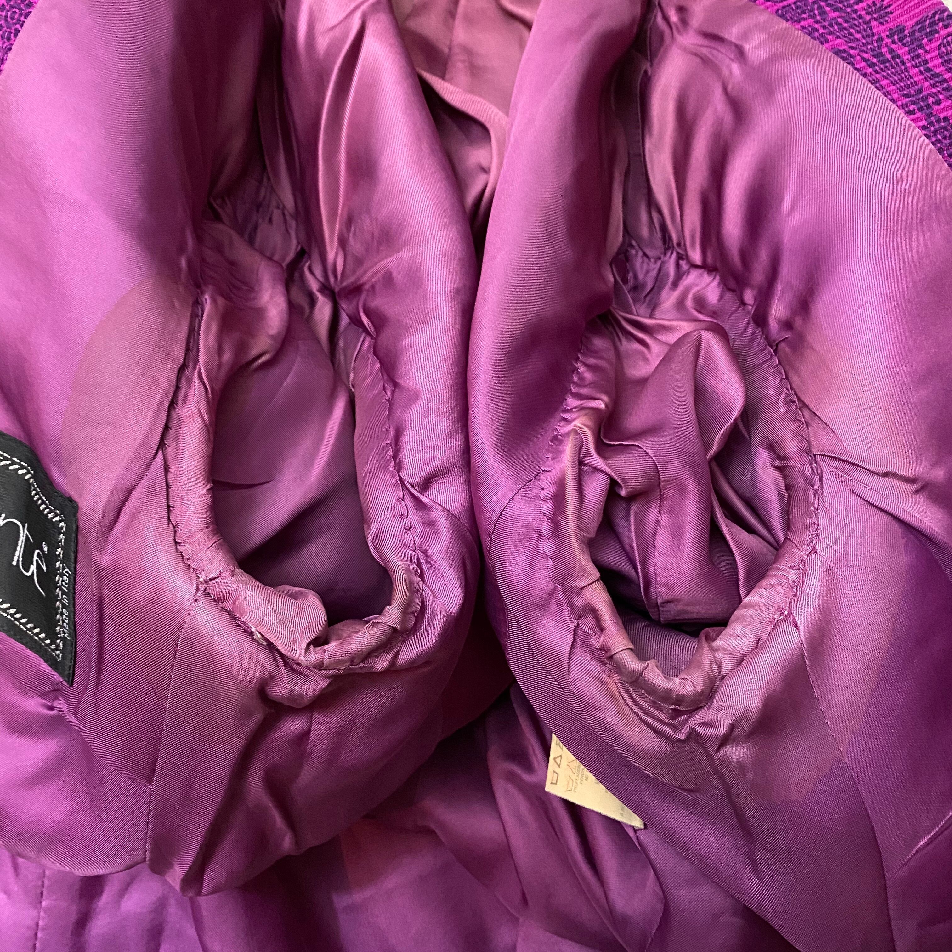 vintage ISTANTE damask total handle tailored jacket | NOIR ONLINE