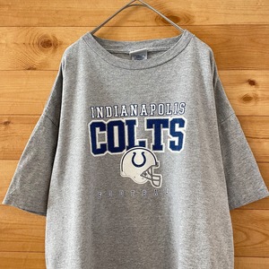 【NFL】インディアナポリス・コルツ Indianapolis Colts フットボール プリント Tシャツ アメフト XL US古着