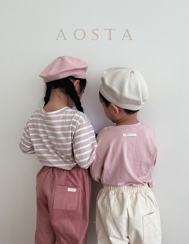 《秋ご予約》 butter pants  ★ ｜ご予約 秋 aosta アオスタ pants パンツ 女の子 男の子 キッズ