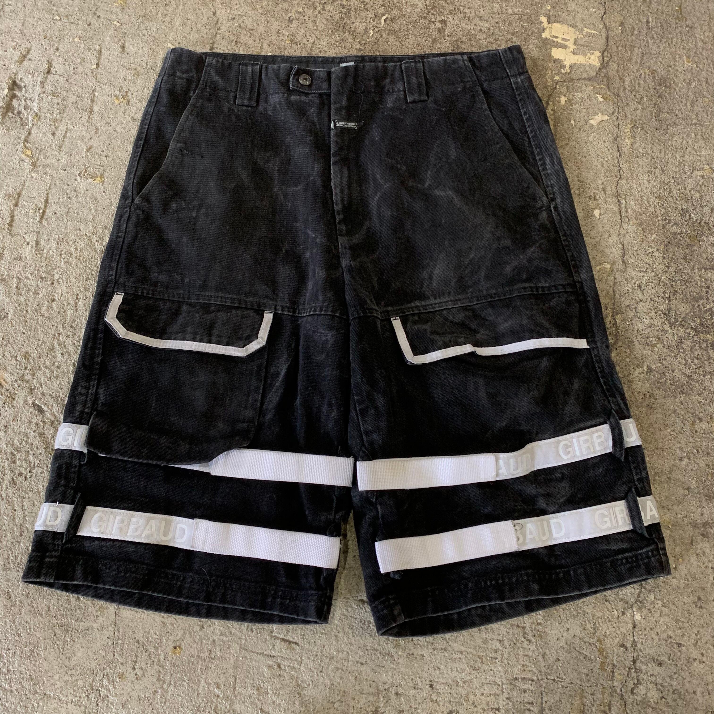 90s MARITHE FRANCOIS GIRBAUD design denim shorts | What