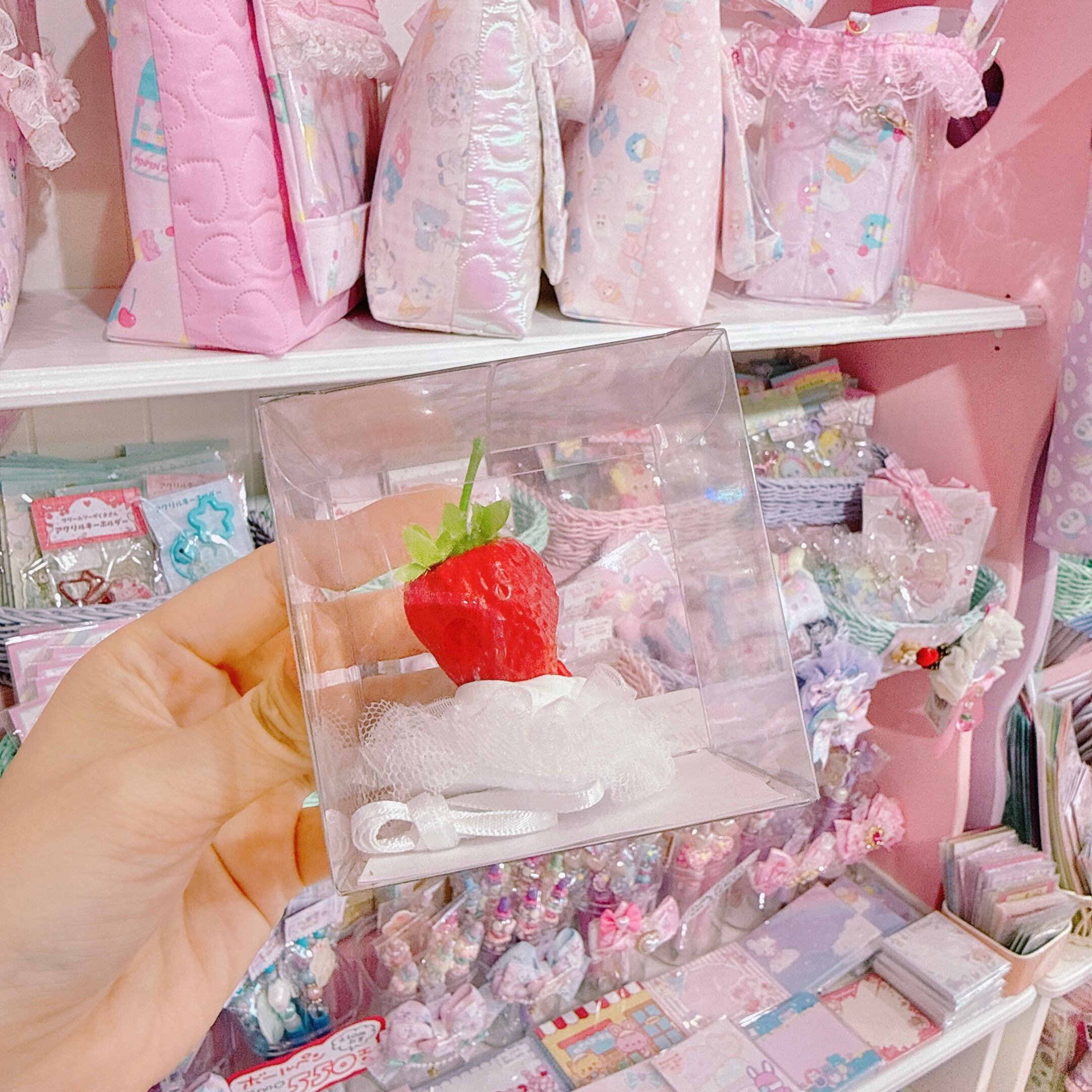 【J2】16-38ぬいぐるみ用ホイップストロベリーヘッドドレス