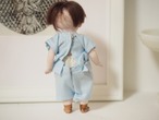水色ロンパースの男の子　「HERTWIG」　オールビスクドール 画像12