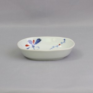 砥部焼 千山窯 デザート鉢 上絵とんぼ