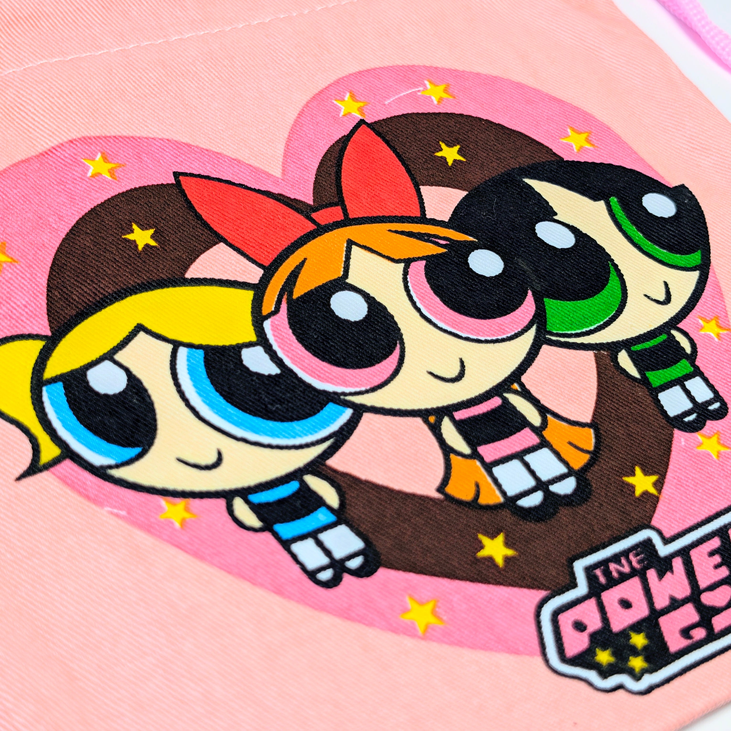 ✨️可愛すぎて何枚も欲しい♡✨️アメリカンキャラクターPURSE【The Powerpuff Girls(パワーパフガールズ)】アメリカンキャラクター巾着袋 〚アメリカン雑貨 アメトイ〛