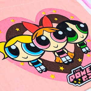 ✨️可愛すぎて何枚も欲しい♡✨️アメリカンキャラクターPURSE【The Powerpuff Girls(パワーパフガールズ)】アメリカンキャラクター巾着袋 〚アメリカン雑貨 アメトイ〛