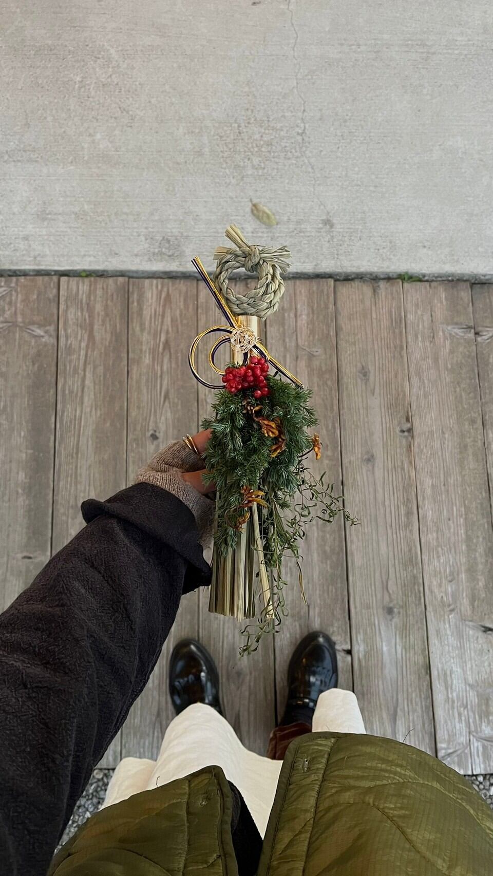 正月飾り【Dried Flowers new years decoration】