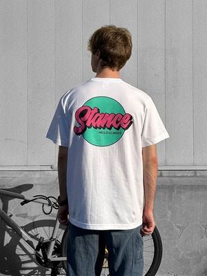 STANCE Circle Tee - White (Mintberry) -