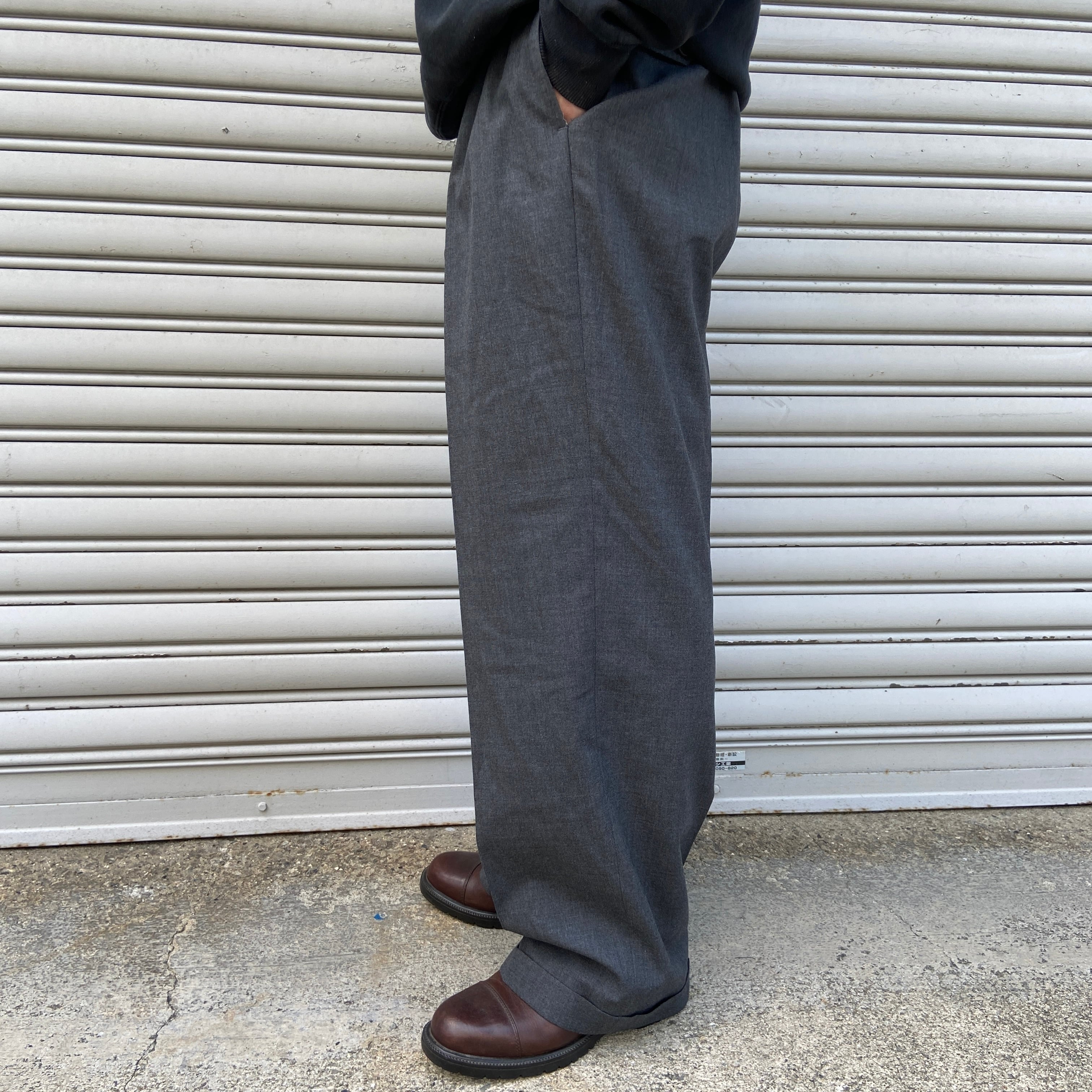90s RalphLauren ラルフローレン 2タックワイドスラックス 90s RalphLauren ラルフローレン 2タックワイドスラックス