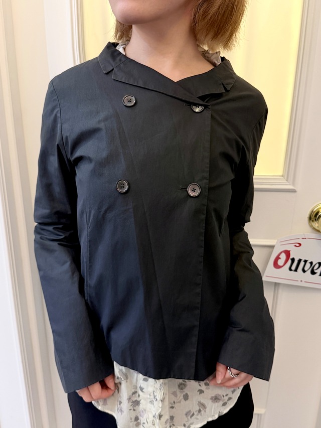 JIL SANDER / vintage double button trench jacket. (O)