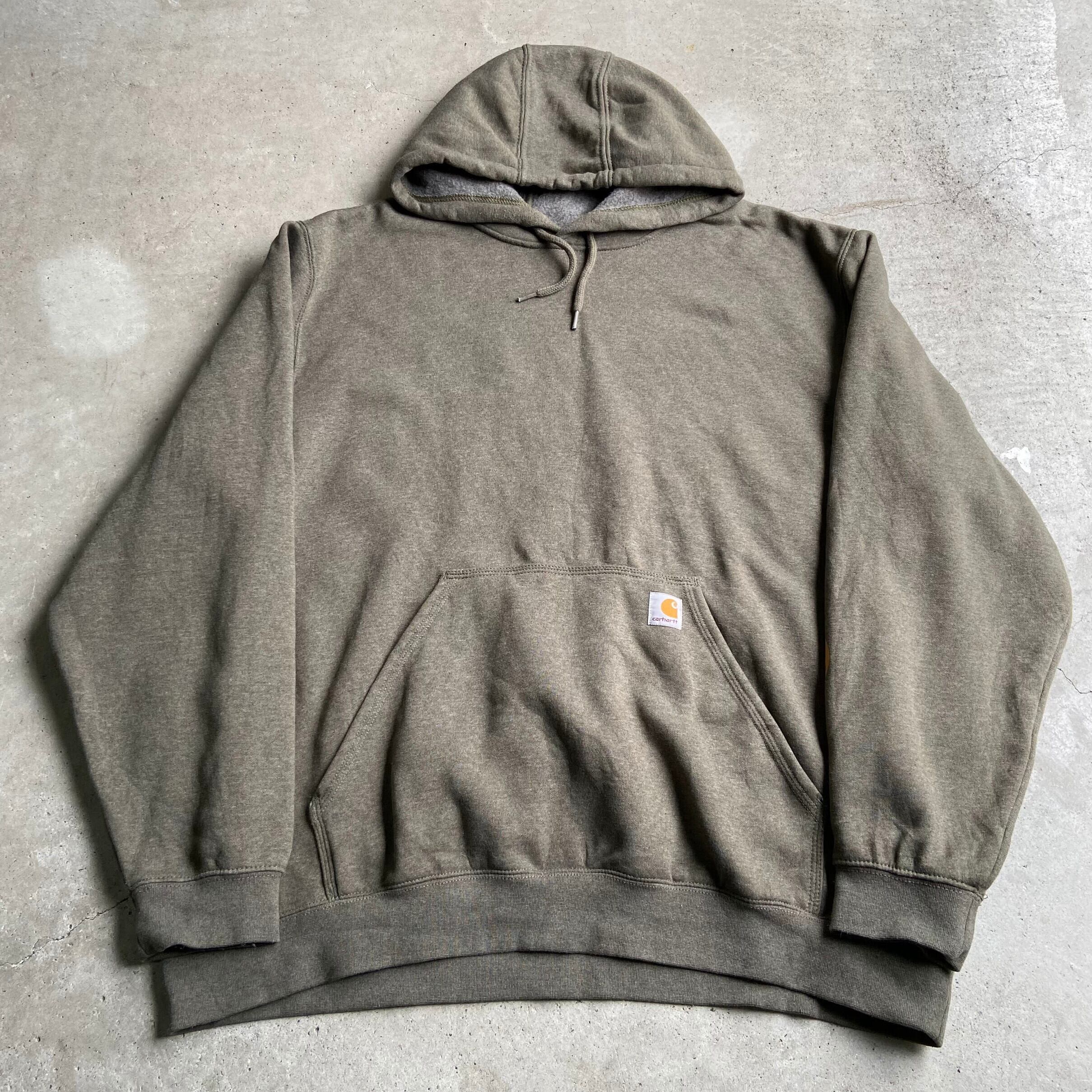 カーハート　CARHARTT 袖プリント　スウェット　パーカー　ビッグサイズ