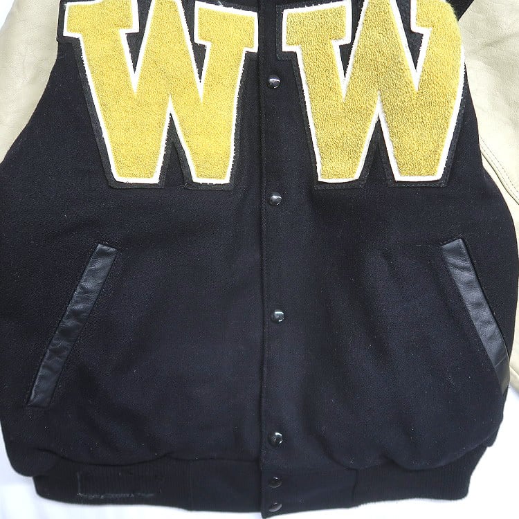 yuuuu様USA製tigersウールスタジャンレザー切り替えラグビーワッペン 楽天市場】60s USA製 ☆ NFL スパルタンズ DEERFOOT 本革 レザー