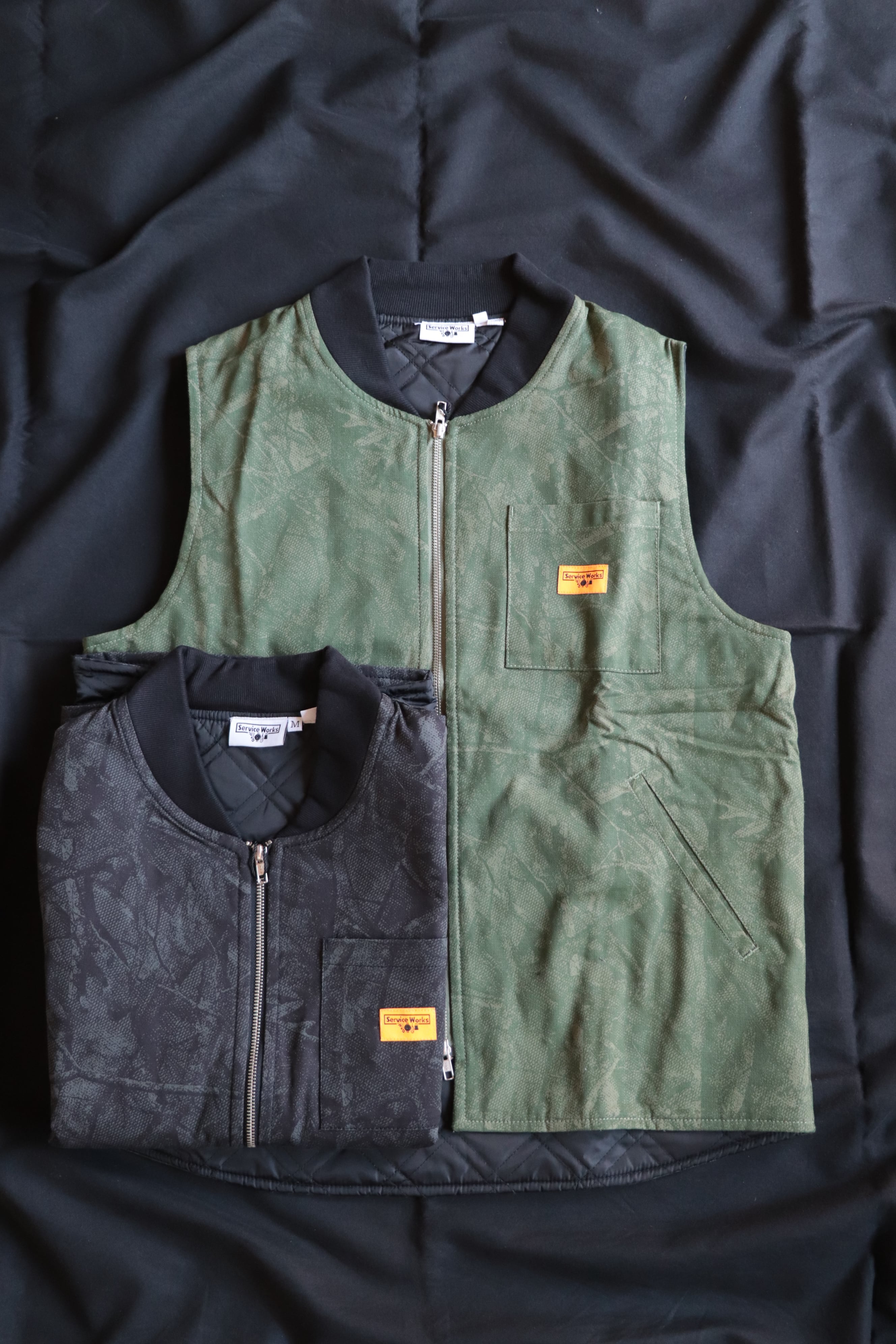 Service Works/サービスワークス Xerox Camo Padded Work Vest SW164