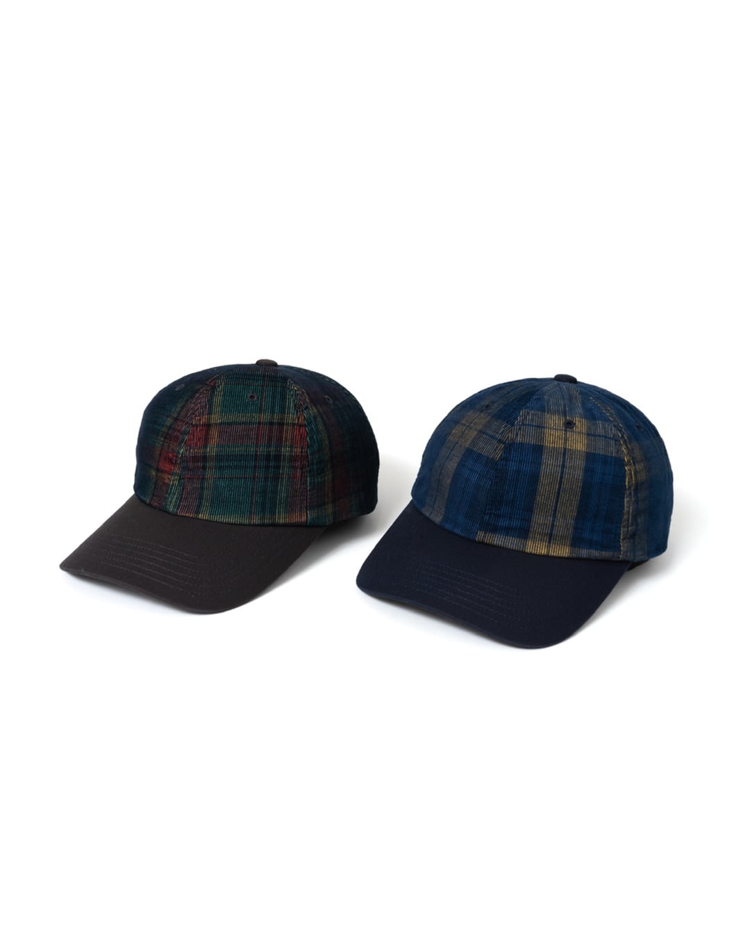 【PAIR & GIFT】CORDUROY CAP RED&BLUE