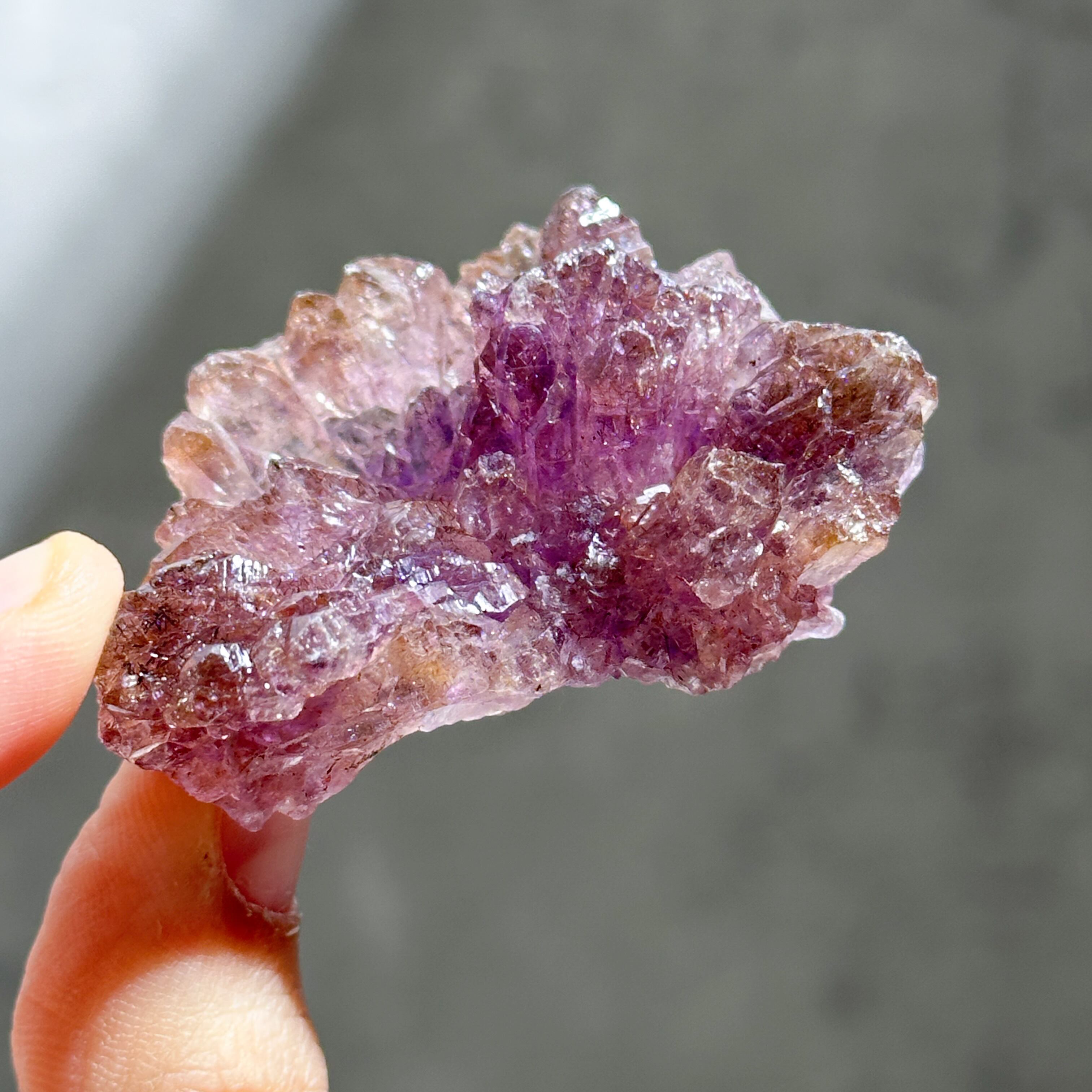 インド・カルール産アメジスト クラスター22◇ Amethyst ◇天然石
