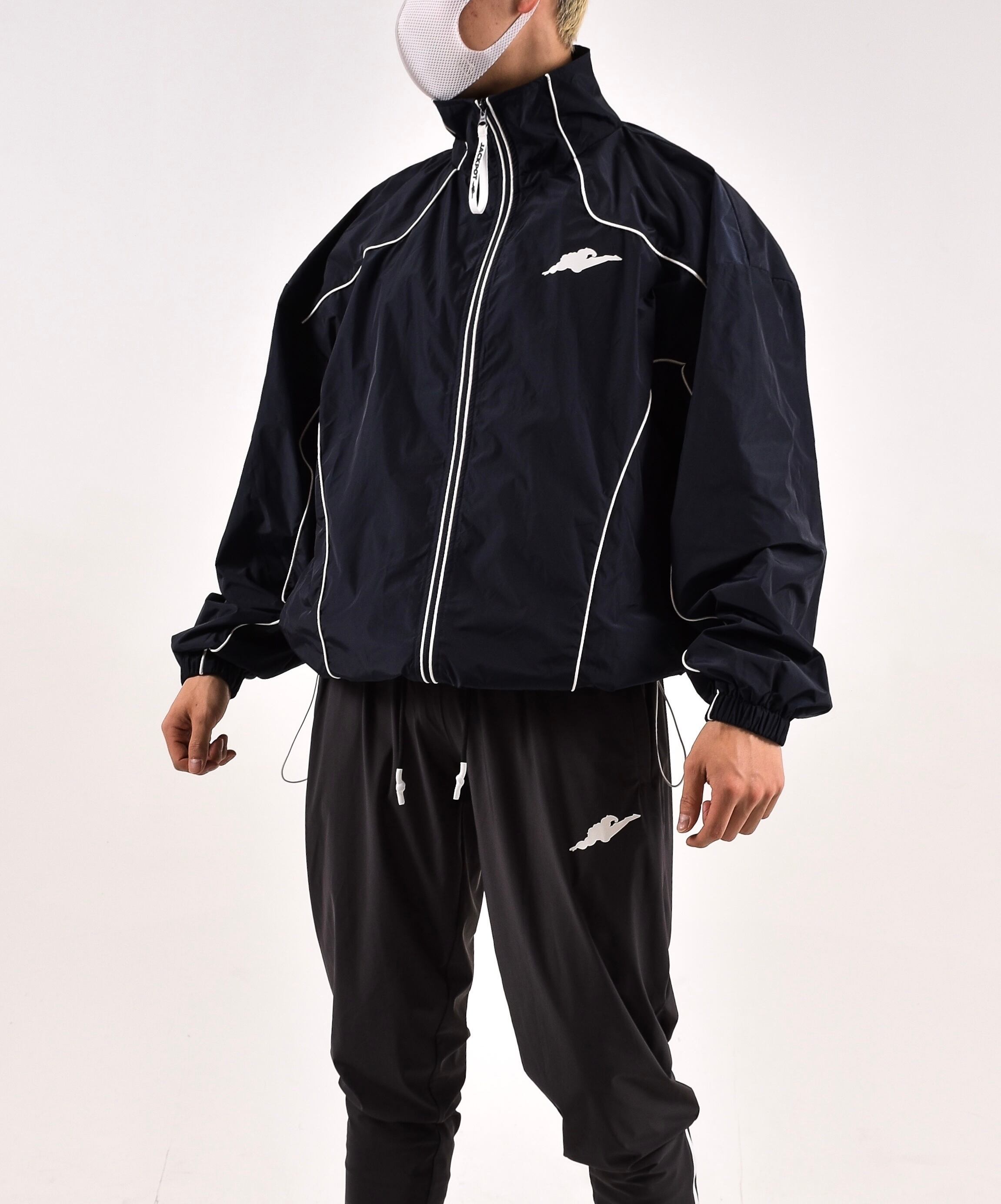 JACKPOT MARKET ネイビー ジャケットXXL