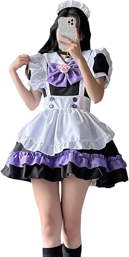 K5007 コードギアス 反逆のルルーシュ C.C.（シーツー）風 メイド服Ver