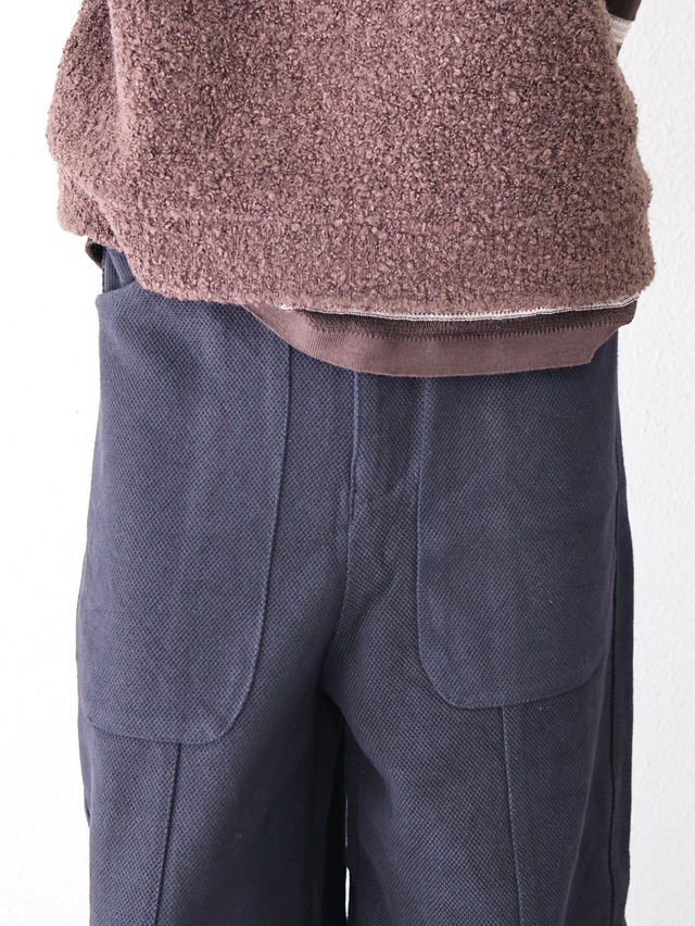 【ISA BOULDER】LANTERN TROUSERS/black