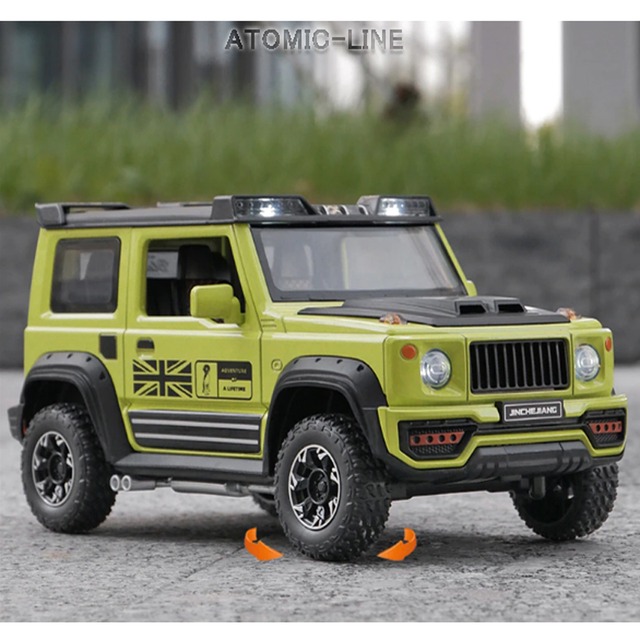 SUZUKI ジムニー SIERRA 1/18 ミニカー 全4色 ライト点滅 合金モデル 模型 ジオラマ