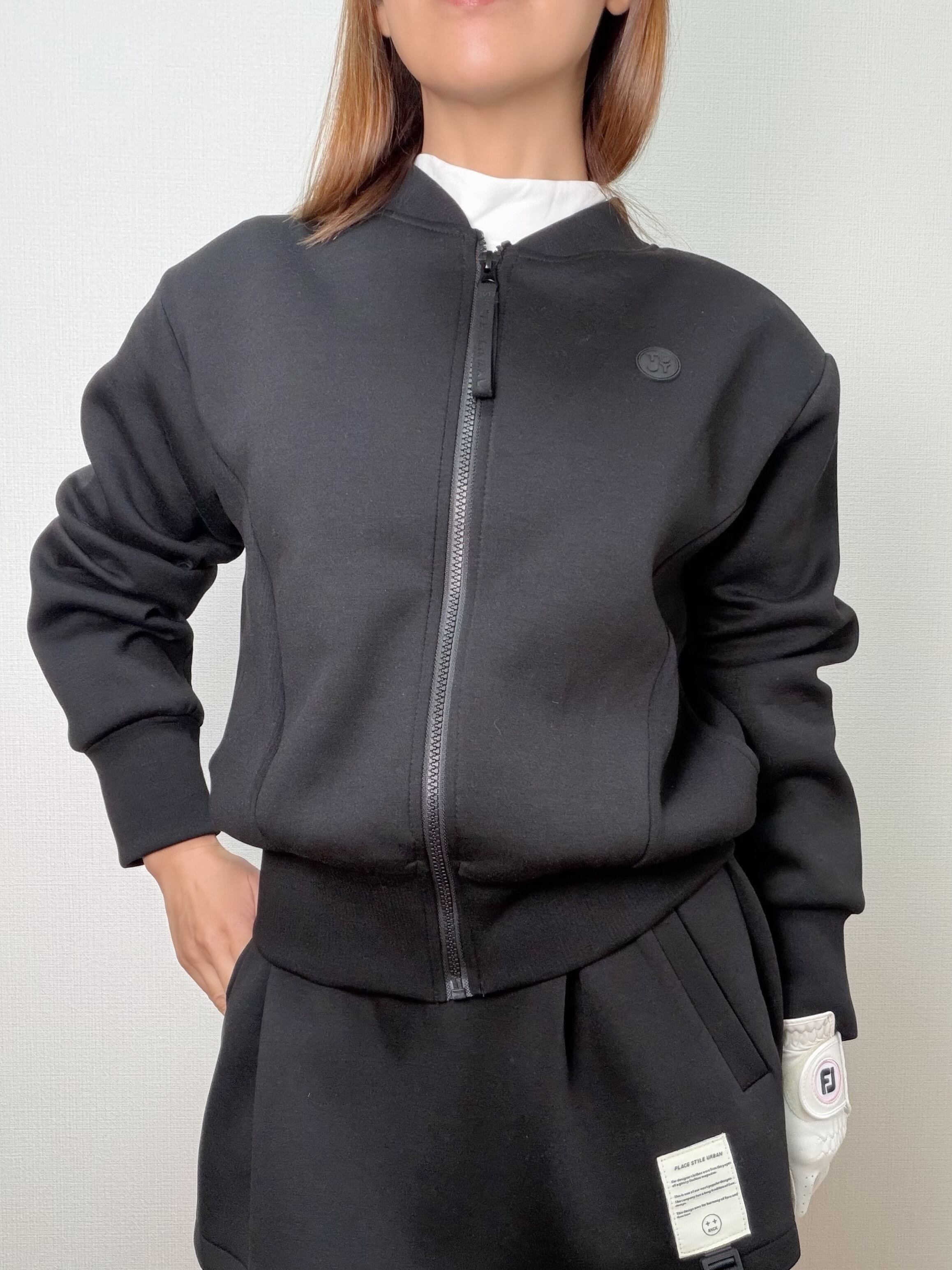 一部即納＊【セットアップ可能】Urban Stretch Zip Blouson（Ivory